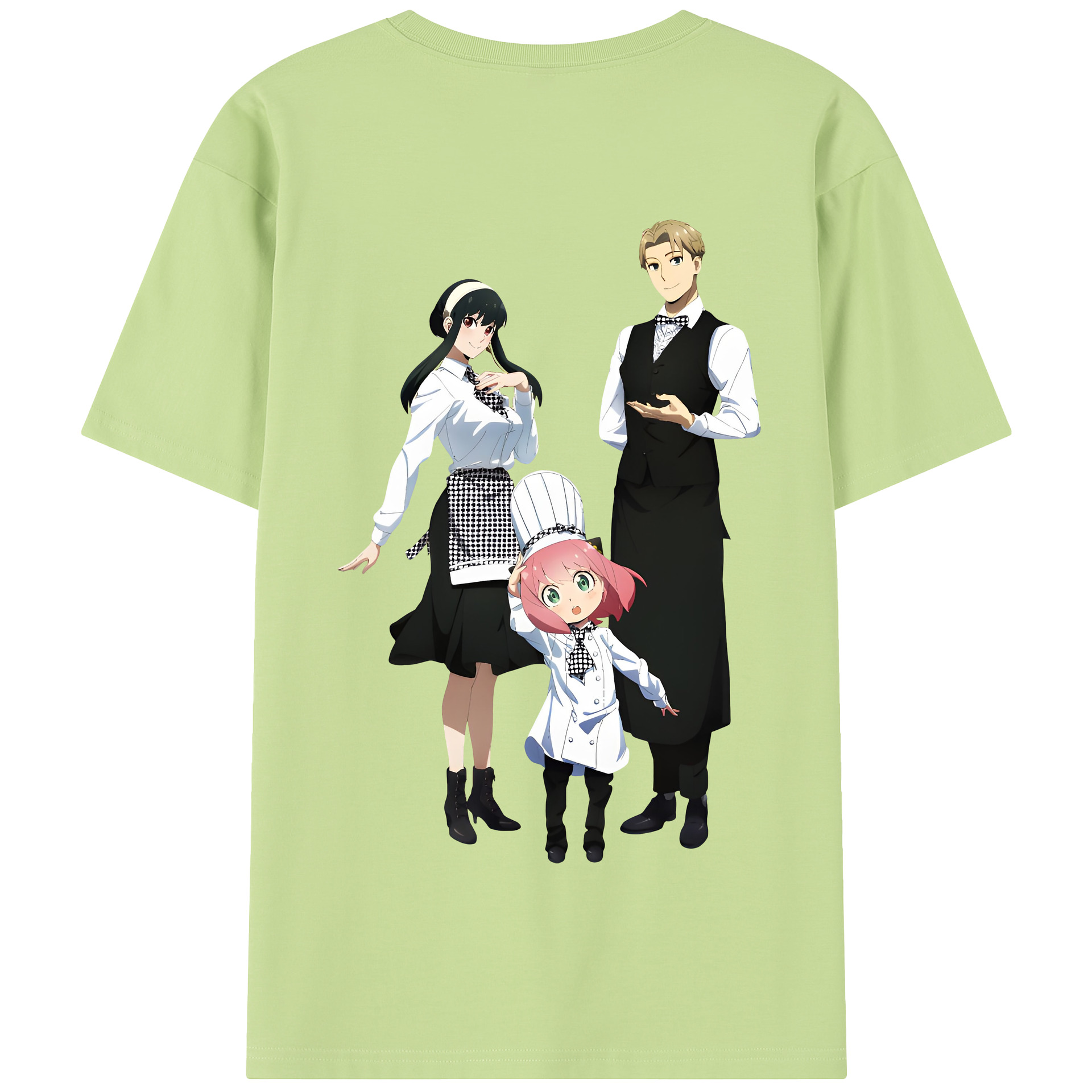 （画像用） SPY×FAMILY间谍家家酒 綿100％半袖Tシャツ（背面プリント）